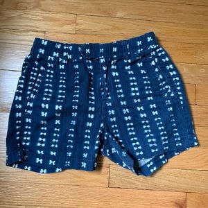 JCrew Faded Adire Short